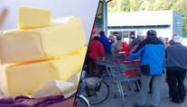Máslové šílenství nekončí! Kvůli akci lidé mrzli desítky minut venku