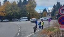 Policie rozdávala pokuty na Šerlichu. Řidiči bránili otáčení autobusů