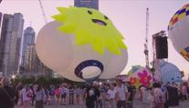 V Hongkongu se koná festival horkovzdušných balónů. Dorazily týmy z celého světa