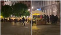 Děsivé záběry: Hooligans plení ulice Gdaňsku před finále Evropské ligy