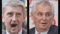 "Tohle mi přišlo SMSkou," napsal Babiš a ukázal video, kde zpívá se Zemanem