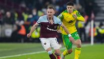 West Ham v novém roce stále neporažen. Souček sledoval utkání z domova