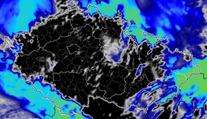 Počasí Čechy nepotěší. Meteorologická mapa se zbarvila dočerna