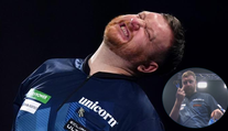 Další obří zkrat skotského šipkaře. Na velkém turnaji napodobil fotbalistu Chorého
