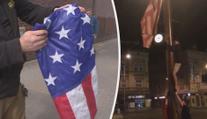 Mladík ukradl z pomníku americkou vlajku! Prostředník ji po měsíci vrátil