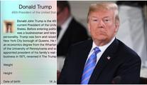 Wikipedie místo Trumpa ukazovala penis. Oprava trvala celý den