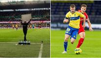 Kouč Bröndby nepřekřičel diváky, na pomoc využil tabuli s jasným povelem