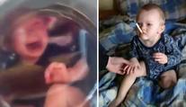 Místo hlídání zavřeli dítě (2) do pračky! Smáli se a natáčeli si ho