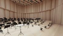 Přípravy Vltavské filharmonie míří dál. Odborníci testují akustiku budoucího sálu