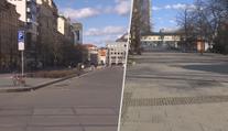 Česko se vylidnilo. Z ulic či náměstí zmizeli chodci, ze silnic auta