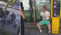 Opilý agresor zaútočil na strážníky, pak chtěl mlátit hlavou do automatu na jízdenky. VIDEO