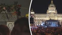 SLEDUJEME ON-LINE výročí 17. listopadu: Že vás hanba nefackuje, obořil se Klaus ml. na demonstranty