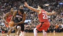 Obhájci trofeje z Toronta doma padli, radoval se Harden a jeho Houston