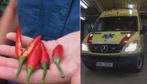 Lékař si přivoněl k chilli, málem zemřel! Sanita přijela v poslední chvíli