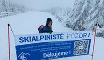 Sjezdovka za dobrovolný příspěvek. Ve Špindlu otevřeli svah pro skialpinisty