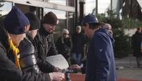 NHL Global Series vzala Švédsko útokem. Fanoušci čekali v mrazu na podpis