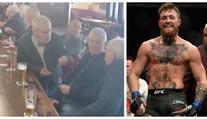 Co řekl napadený muž McGregorovi, než od něj inkasoval bombu?