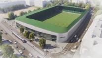 Bagr a mix s betonem. V pražském Ďolíčku začala stavba nové jižní tribuny