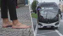 Řidička autobusu zavolala policii na ženu bez bot. Přepravní řád to ale nezakazuje