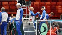 Drama při Davis Cupu v Jihlavě. Během zápasu zkolaboval fanoušek