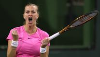 Skvělá Kvitová řádí v Miami. Poprvé v kariéře se dostala do semifinále