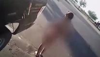 Nahá žena šla po ulici. Policista jí chtěl pomoct, ukradla mu auto