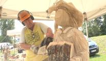 Na Příbramsku se koná další ročník Dřevosochání. Hotová díla dostane obec