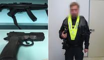 Muž se samopalem se vydával za policistu. Zbraně mu zabavili