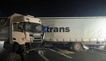 Tragická nehoda na D1. Zemřel řidič dodávky, úsek byl dlouho neprůjezdný