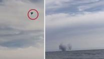 VIDEO: Stíhačka se na leteckém dni zřítila do moře, pilot zemřel