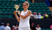 Nejlepší volej Wimbledonu? Slovenská šampionka ozdobila finále svým úderem