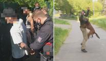 Dva podivní týpci tlačili cizího harleye. Zadržel je pejskař s fenkou Elishou
