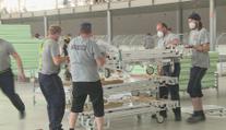 Končí polní nemocnice v Brně. Změní se na očkovací centrum