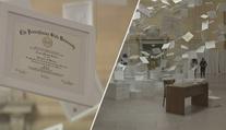 Nejdražší umělecké dílo na světe tvoří 2 600 vysokoškolských diplomů