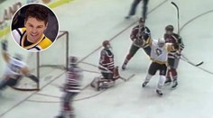 Takhle dal Jágr svůj první gól v NHL. Je tomu přesně 25 let!