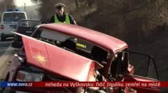VIDEO: Nehoda na Vyškovsku: řidič žigulíku zemřel na místě!