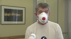 Babiš o bezpečnostních opatřeních, schodku i odvolání Vojtěcha