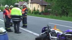 Další nehoda motorkářů! Dva těžce zranění