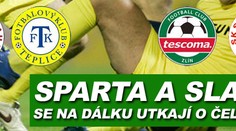 Sparta a Slavia se na dálku utkají o čelo ligy
