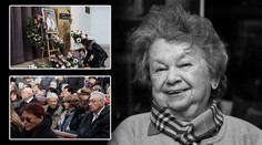 Lidé se loučili s Aťkou. Přišel Zíma i Zawadská, Gott poslal věnec