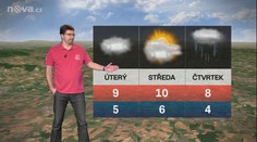 Bude zataženo až oblačno, teploty se vyšplhají k 10 °C