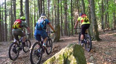 Cyklistický batoh je praktický a na kole vás i dobře ochrání