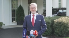 Fiala jednal v Bílém domě o byznysu i Ukrajině. Biden má Česko rád a zná ho, řekl