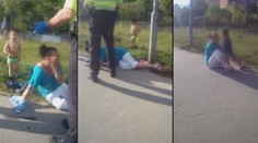 Opilá matka bezvládně ležela s dětmi na ulici! Skončila na záchytce