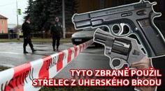 Tohle jsou zbraně, kterými šílenec v Brodu postřílel 8 LIDÍ!