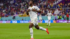 Ghaňan vysvětlil svou oslavu na Ronalda: Přemohly mě emoce, nebyla to neúcta
