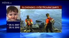 Záchranáři našli tělo tříleté Simonky ze Slovenska. Utopila se ve Váhu