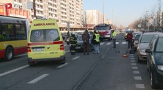 Řidič BMW srazil ženu na přechodu