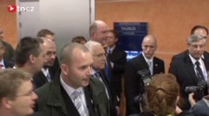 OBRAZEM: Elegán Klaus se na kongresu rozloučil s ODS