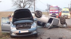 HROMADNÁ NEHODA! Na silnici R10 se srazilo 7 AUT!